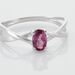 Bague Mykola Or Blanc Topaze Rose - Bagues solitaires Femme | Histoire d’Or
