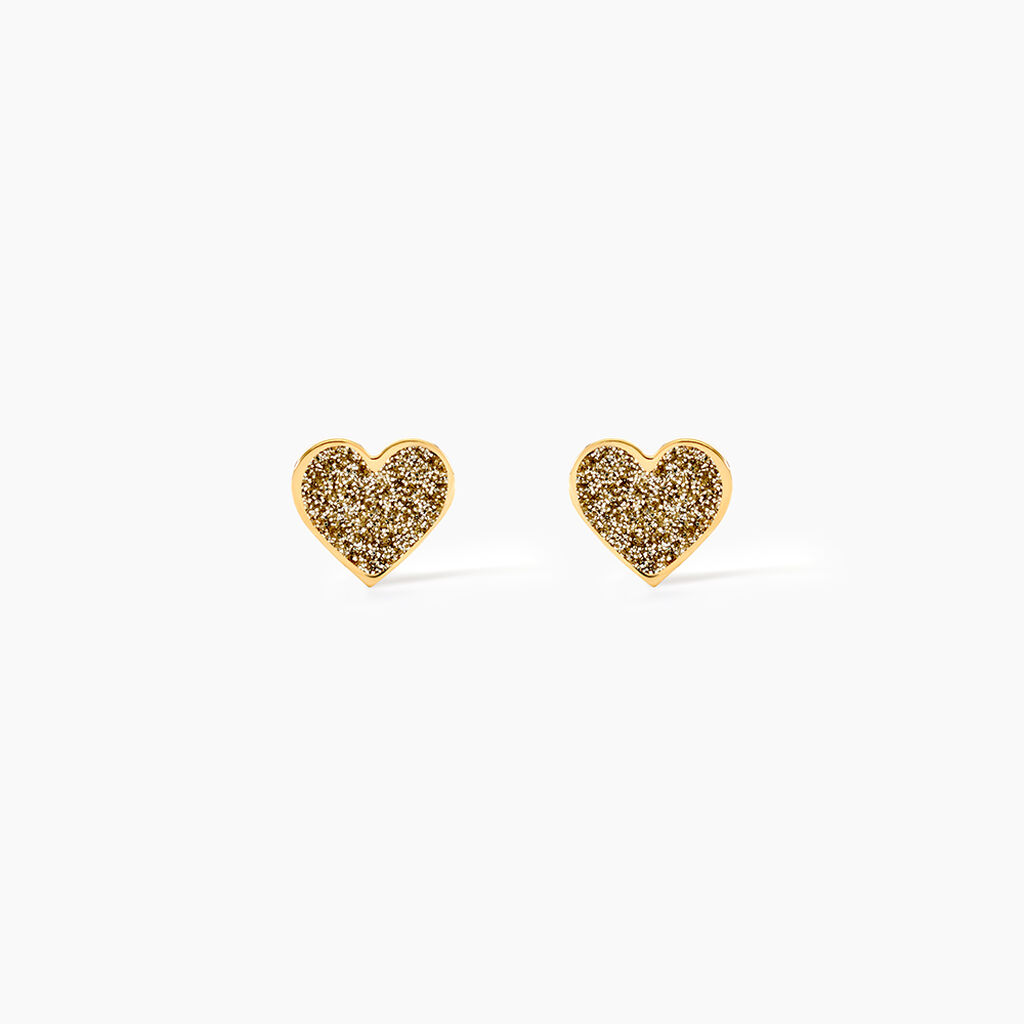 Boucles D'oreilles Puces Marta Or Jaune - Clous d'oreilles Femme | Histoire d&rsquo;Or