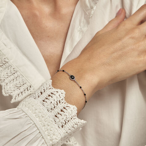 Bracelet Polka Argent Blanc - Bracelets Femme | Histoire d’Or