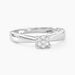 Bague Solitaire Artemis Or Blanc Diamant - Bagues solitaires Femme | Histoire d’Or