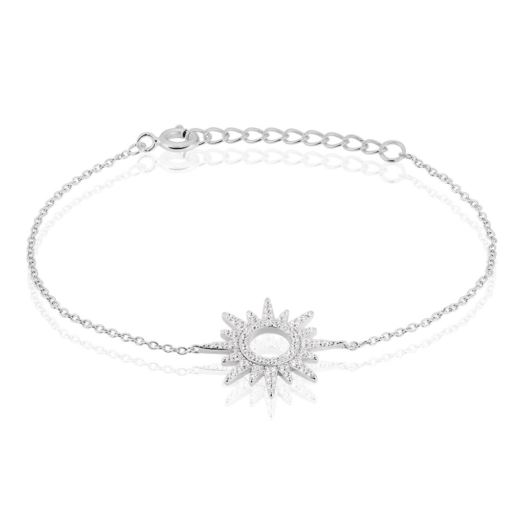 Bracelet Anaiz Argent Blanc Oxyde De Zirconium - Bracelets Femme | Histoire d’Or