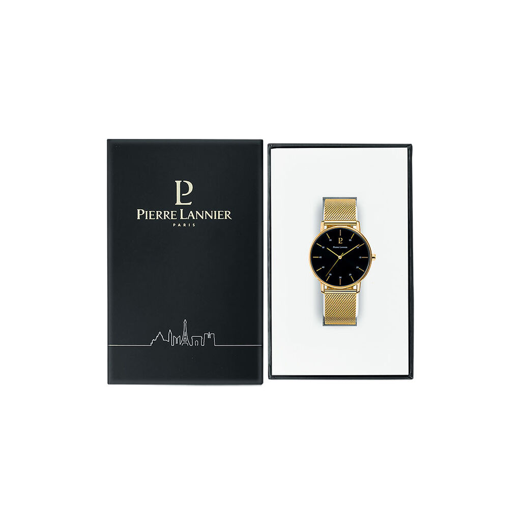 Montre Pierre Lannier Cityline Noir - Montres Homme | Histoire d&rsquo;Or