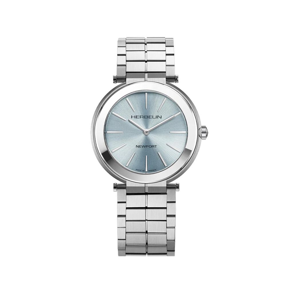 Montre Herbelin Newport Slim Bleu Sky - Montres Homme | Histoire d’Or