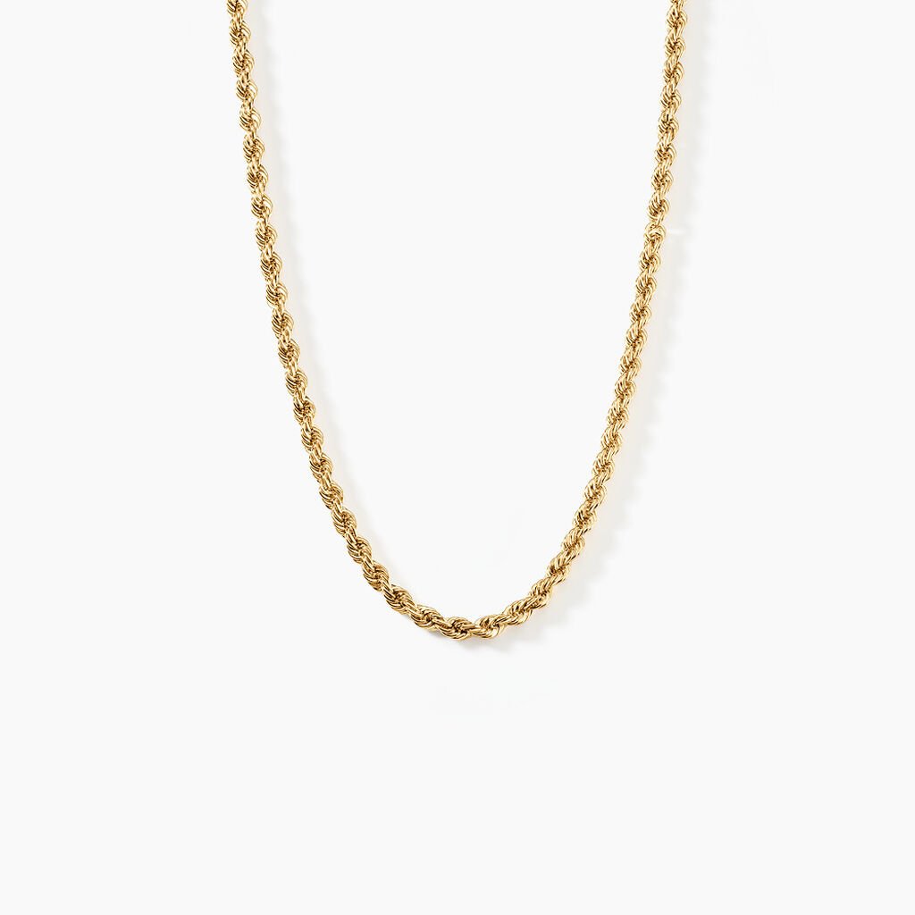 Collier Jerry Maille Corde Or Jaune - Chaines Femme | Histoire d’Or