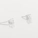 Boucles D'oreilles Puces Or Blanc Victoria Diamants - Clous d'oreilles Femme | Histoire d’Or