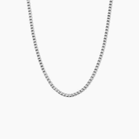 Collier Coraly Acier Blanc - Bijoux sans pierre Femme | Histoire d&rsquo;Or