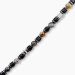 Bracelet Naturel Autres Vert H&eacute;matite Agate Turquoise - Bracelets Homme | Histoire d&rsquo;Or