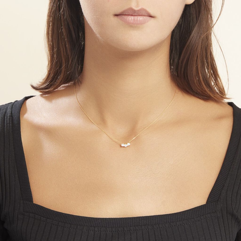Collier Or Blanc Neely Diamants Synthétiques - Colliers Femme | Histoire d’Or