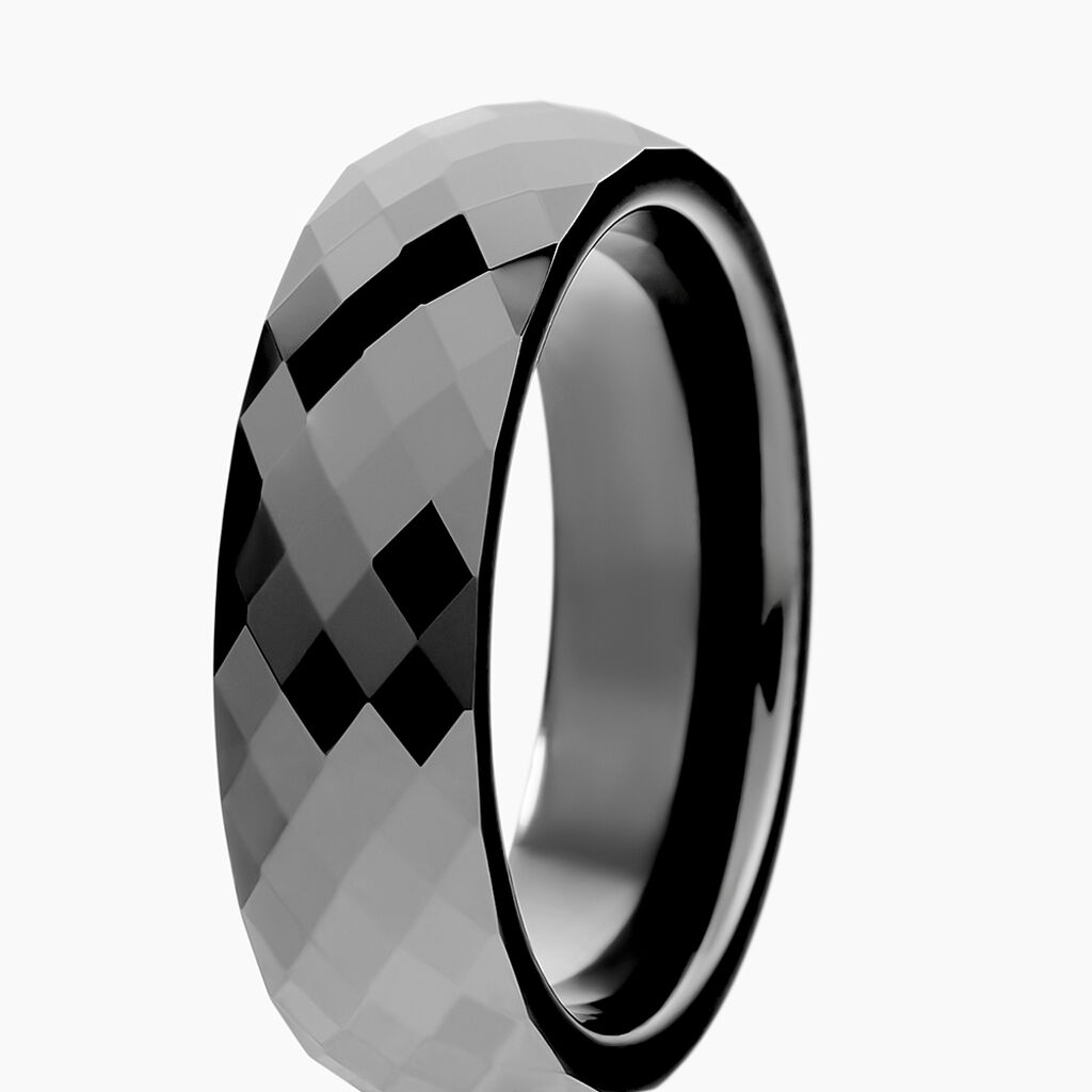 Bague Marichka Ceramique Noir Céramique - Bagues avec pierre Femme | Histoire d’Or