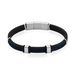 Bracelet Jourdan Caoutchouc Noir - Bracelets Homme | Histoire d’Or