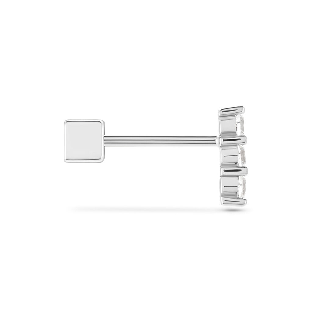 Piercing D'oreille Unitaire Argent Gauri Oxyde De Zirconium - Bijoux Femme | Histoire d’Or