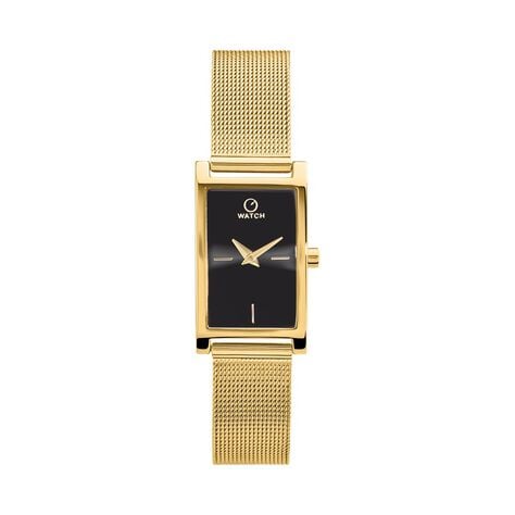Montre O Watch Oblong Noir - Montres Femme | Histoire d’Or