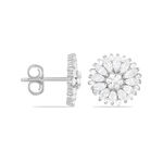 Boucles D'oreilles Puces Hyelana Argent Blanc Oxyde De Zirconium - Boucles d'oreilles fantaisie Femme | Histoire d&rsquo;Or
