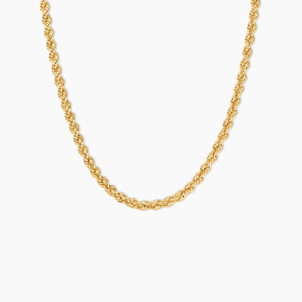Collier Cordelia Argent Dor&eacute; A L'Or 750/1000 - Bijoux sans pierre Femme | Histoire d&rsquo;Or