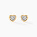 Boucles D'oreilles Puces Latanya Or Jaune Strass - Clous d'oreilles Enfant | Histoire d’Or