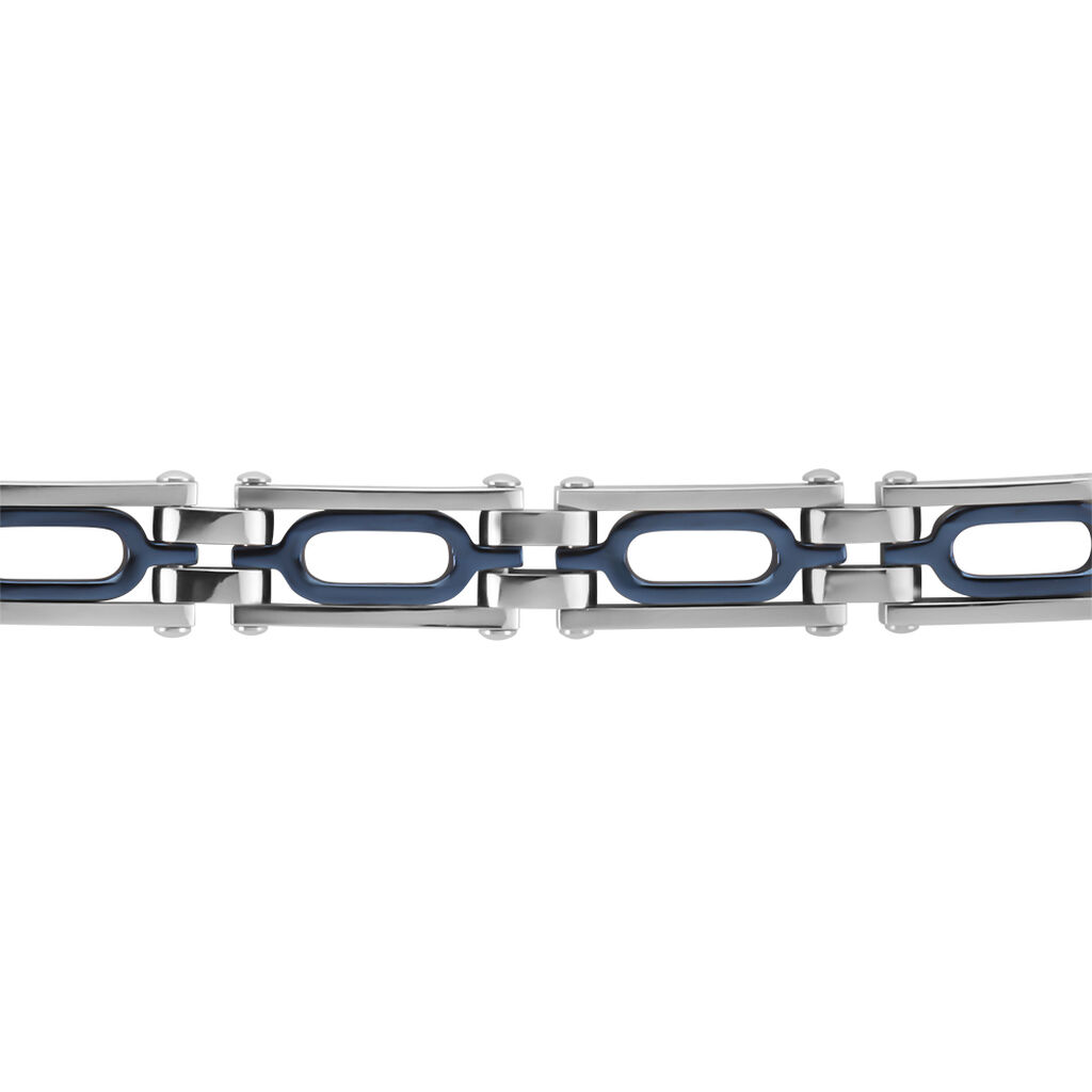 Bracelet Jourdan Wild Acier Blanc Et Bleu - Bracelets Homme | Histoire d’Or