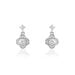Boucles D'oreilles Pendantes Edyta Argent Blanc Oxyde De Zirconium - Boucles d'oreilles fantaisie Femme | Histoire d’Or