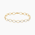 Bracelet Or Jaune Kayly Diamants - Bracelets Femme | Histoire d&rsquo;Or