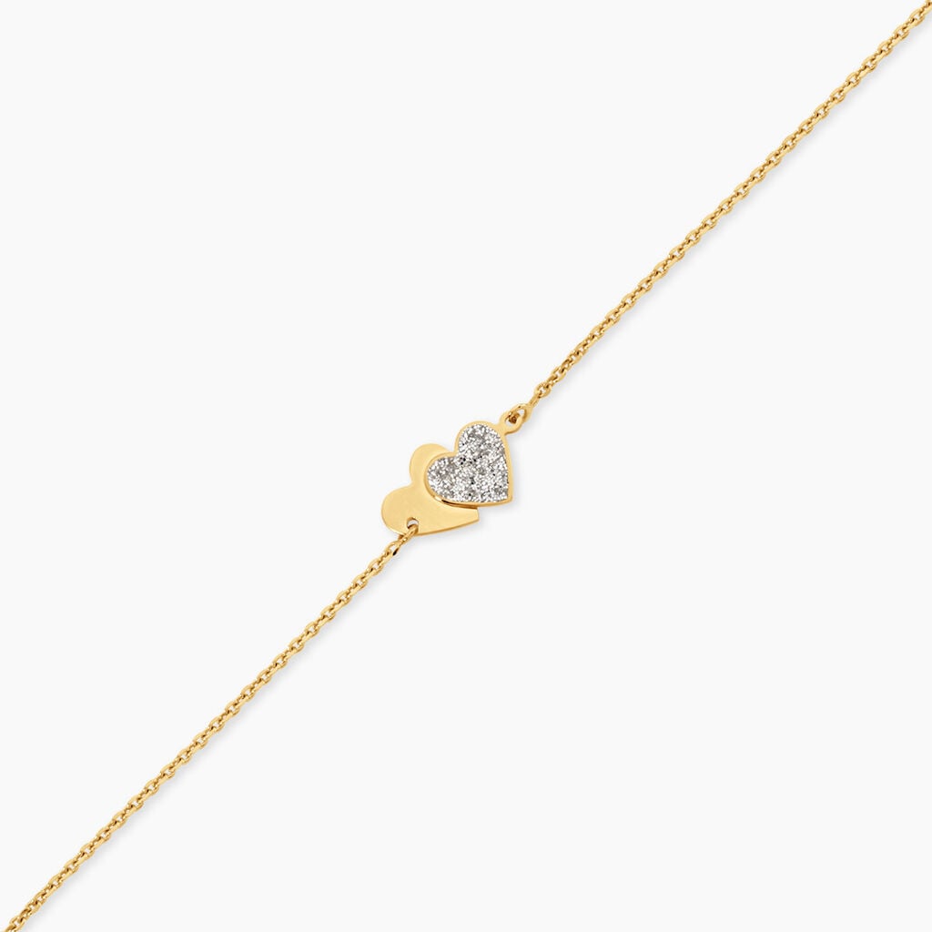Bracelet Zora Argent Dor&eacute; A L'Or 750/1000 - F&ecirc;te des m&egrave;res Femme | Histoire d&rsquo;Or