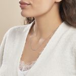 Cha&icirc;ne Imad Maille Gourmette Or Blanc - Chaines Femme | Histoire d&rsquo;Or