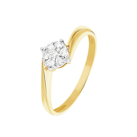 Bague Solitaire Lysia Or Jaune Diamant - Bagues solitaires Femme | Histoire d’Or