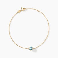 Bracelet Tender Love Or Jaune Topaze