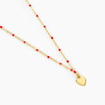 Collier Bubble Argent Jaune - Colliers fantaisie Enfant | Histoire d&rsquo;Or