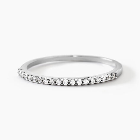 Bague Jaquelyn Argent Blanc Oxyde De Zirconium - Bagues avec pierre Femme | Histoire d’Or