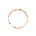 Bague Aurelya Or Rose Diamant - Bagues avec pierre Femme | Histoire d&rsquo;Or