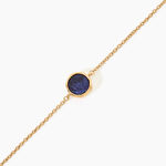 Bracelet Plaqu&eacute; Or Neassasodalite - Bracelets Femme | Histoire d&rsquo;Or