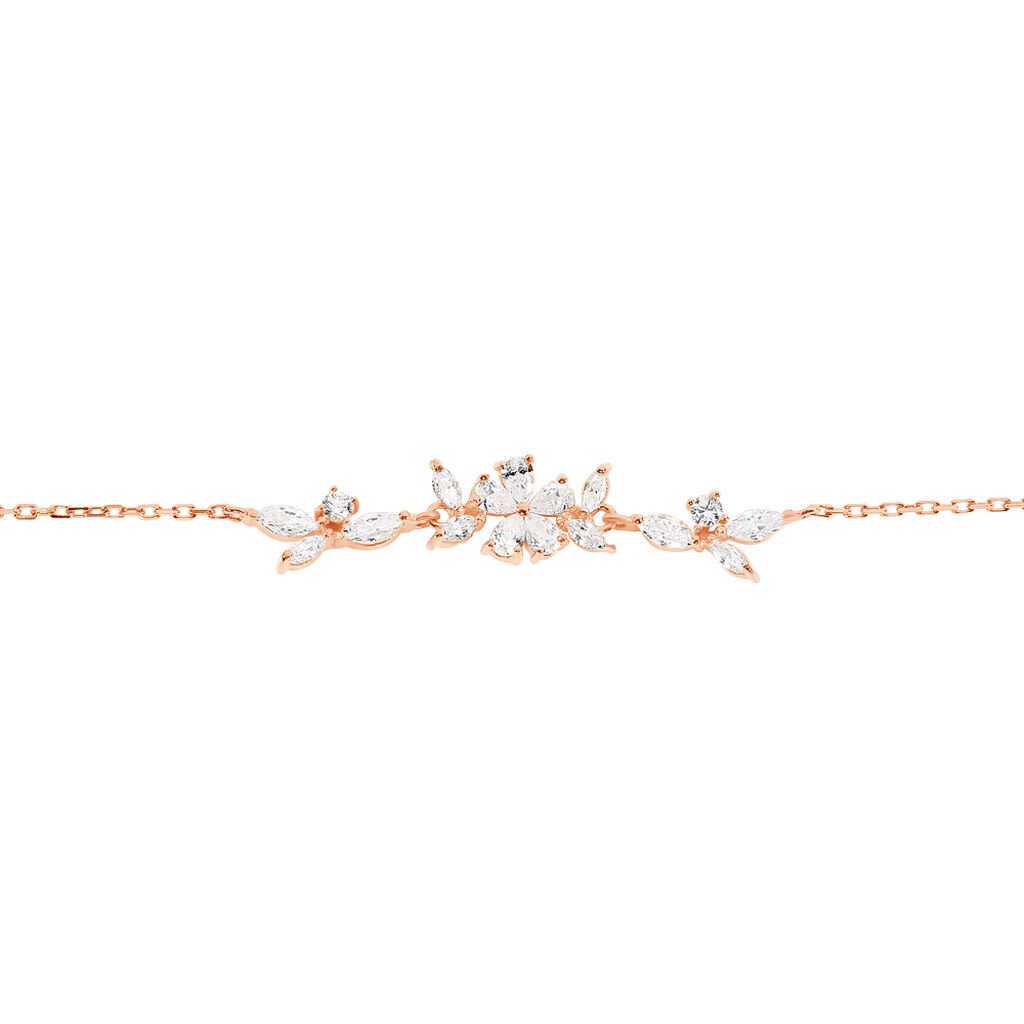 Bracelet Wanda Argent Rose Oxyde De Zirconium - Bracelets Femme | Histoire d’Or