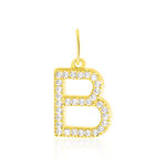 Pendentif Lettre B Or Jaune Oxyde - Pendentifs Famille | Histoire d&rsquo;Or