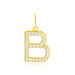 Pendentif Lettre B Or Jaune Oxyde - Pendentifs Famille | Histoire d’Or