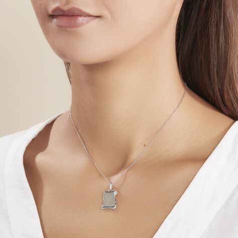 Pendentif Zodiaque Parchemin Argent Blanc - Pendentifs Zodiaque Famille | Histoire d’Or
