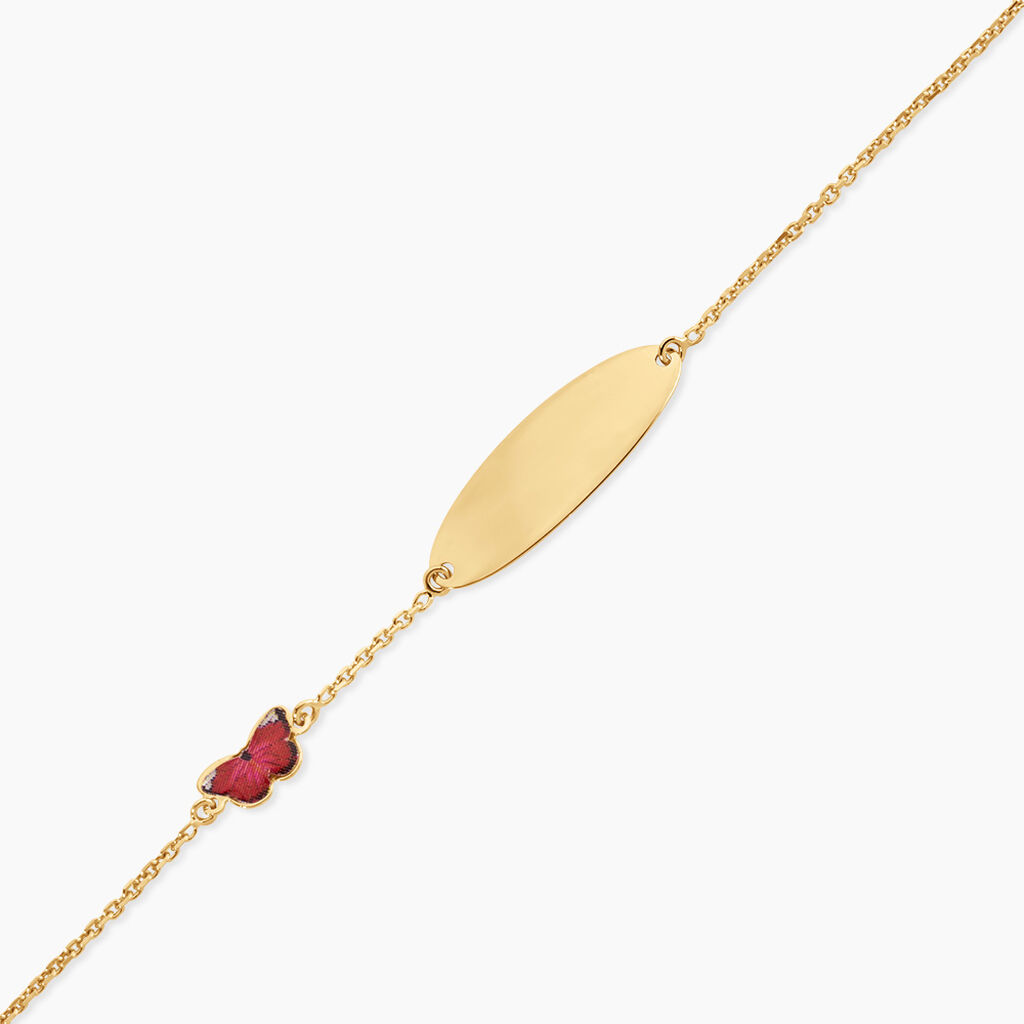 Bracelet Marcel Argent Dor&eacute; A L'Or 750/1000 - Bijoux sans pierre Femme | Histoire d&rsquo;Or