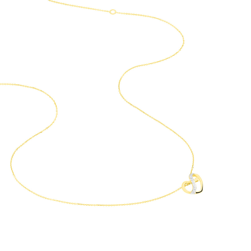 Collier Juliane Or Jaune Diamant - Colliers Femme | Histoire d’Or