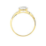 Bague Solitaire Caralyn Or Jaune Oxyde De Zirconium - Bagues solitaires Femme | Histoire d&rsquo;Or