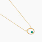 Collier Adrine Or Jaune Emeraude - F&ecirc;te des m&egrave;res Femme | Histoire d&rsquo;Or