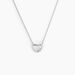 Collier Argent Shelan Oxydes De Zirconium
