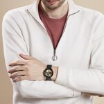 Montre Montignac Round Noir - Montres Homme | Histoire d&rsquo;Or