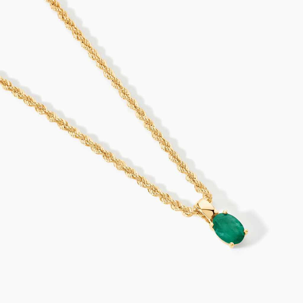 Collier Heritage Or Jaune Emeraude - Colliers Femme | Histoire d&rsquo;Or