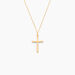 Pendentif Alyssa Croix Or Jaune - Pendentifs Communion Femme | Histoire d’Or