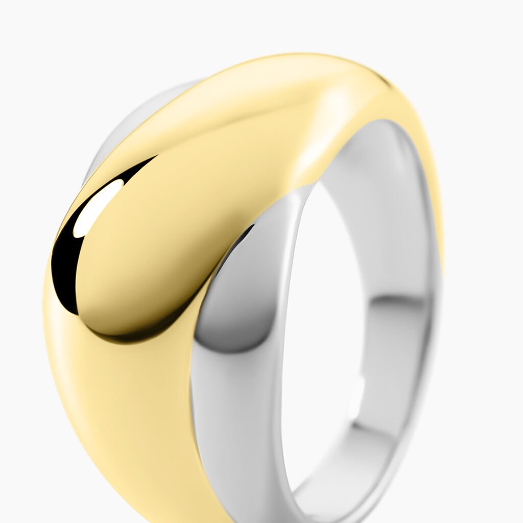 Bague Josetta Argent Bicolore - Bagues Femme | Histoire d’Or