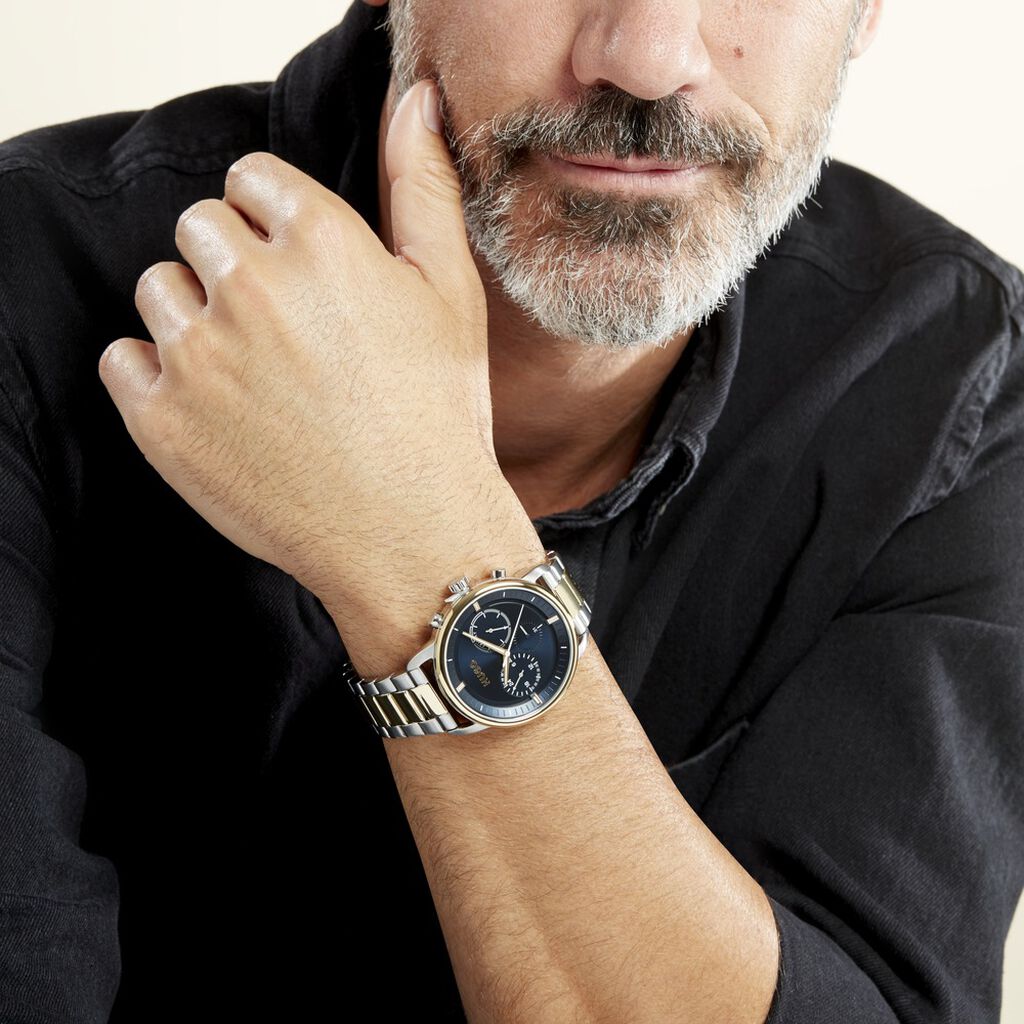 Montre Hugo Advise Bleu - Montres Homme | Histoire d’Or