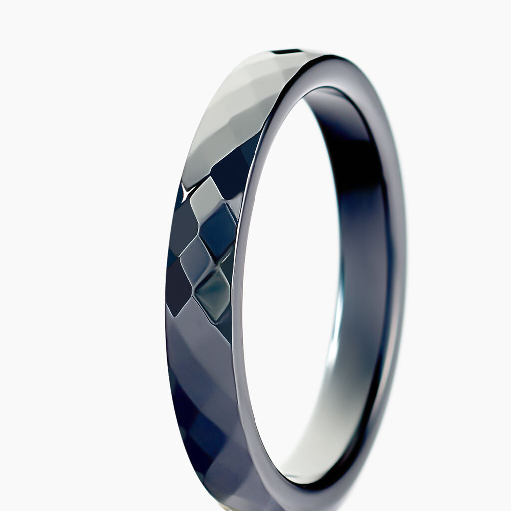 Bague Pilar Petite Ceramique Noir C&eacute;ramique - Bagues avec pierre Femme | Histoire d&rsquo;Or