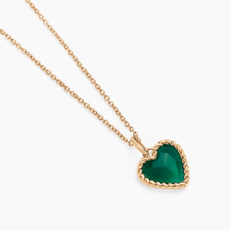 Collier Par Amour Plaque Or Jaune Agate - Colliers Femme | Histoire d’Or