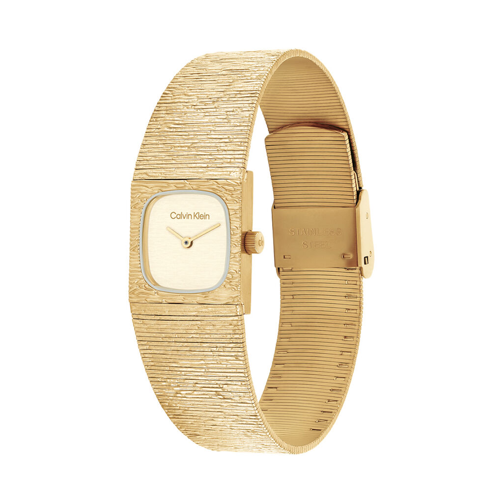 Montre Calvin Klein Sophisticated Square Champagne - Montres Femme | Histoire d&rsquo;Or
