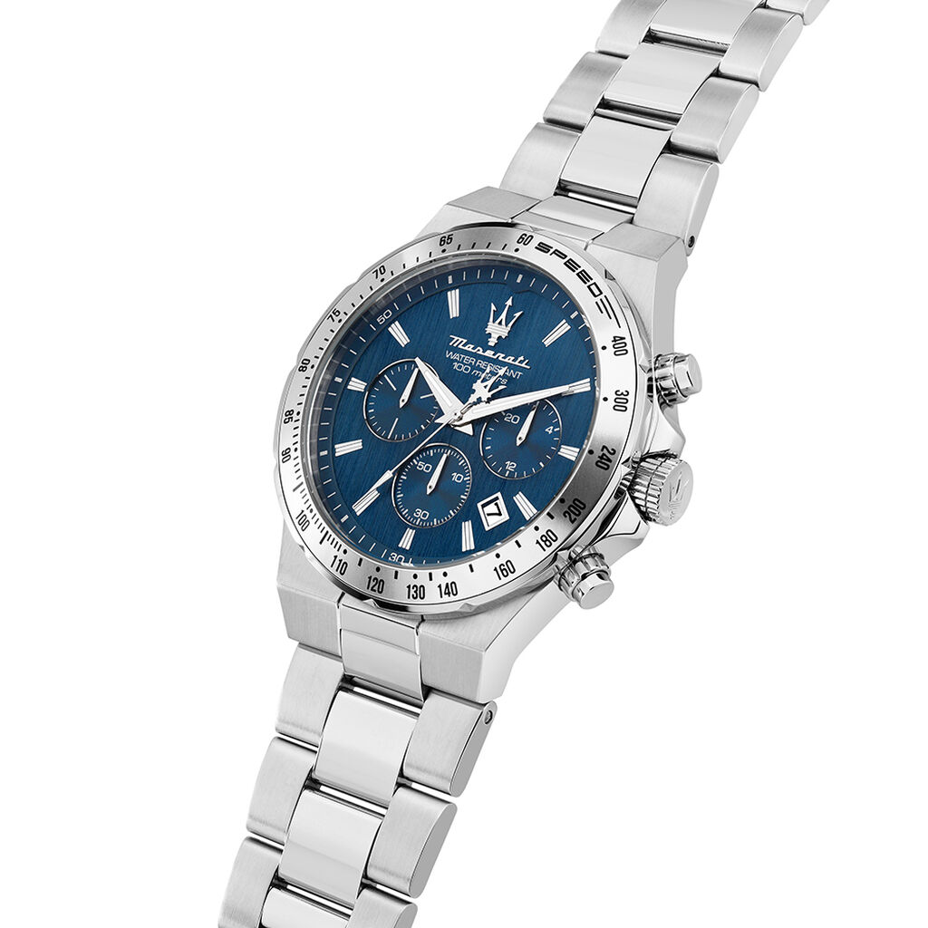Montre Maserati Sfida Bleu - Montres chronographes Homme | Histoire d&rsquo;Or