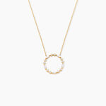 Collier Euphranor Or Jaune Diamant Synth&eacute;tique - Colliers Femme | Histoire d&rsquo;Or