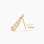 Boucles D'oreilles Pendantes Plaqu&eacute; Or Beisiris Oxydes De Zirconium - Boucles d'oreilles fantaisie Femme | Histoire d&rsquo;Or